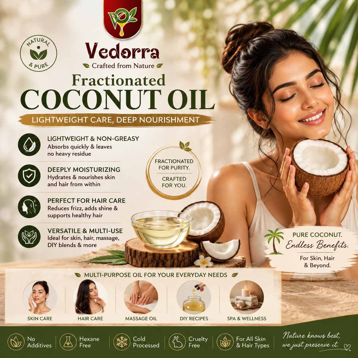 Fractionated Coconut Oil