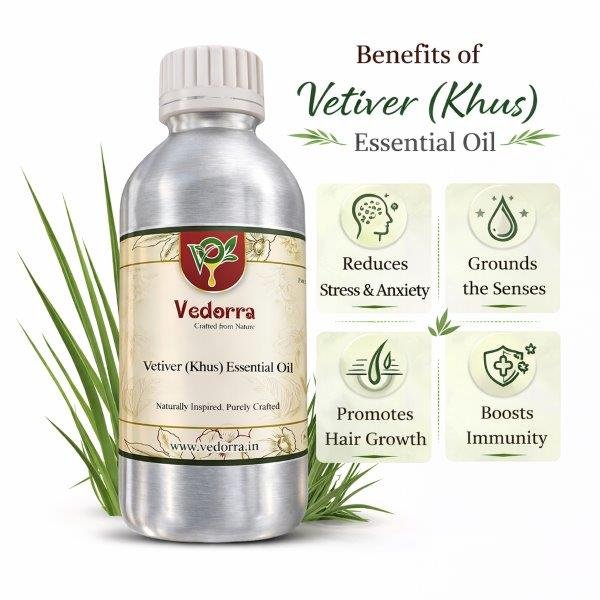 Vetiver (Khus) Essential Oil