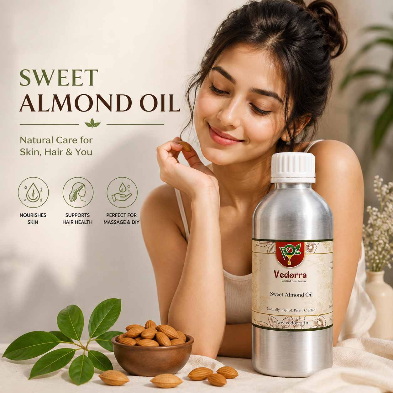 Sweet Almond Oil: Benefits, Uses & How to Add It to Your Daily Skincare Routine